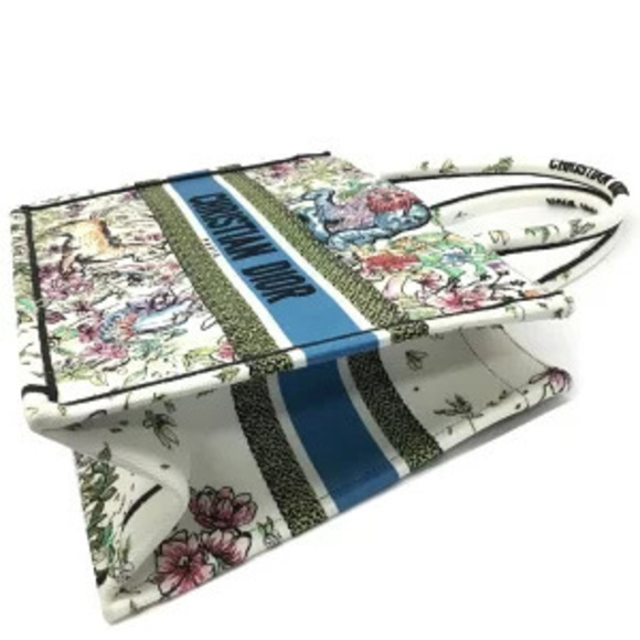 CHRISTIAN DIOR Book Tote Constellation Bag White Multicolor